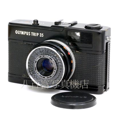 中古】【送料無料】【保証付 】OLYMPUS TRIP 35 ブラック S/N
