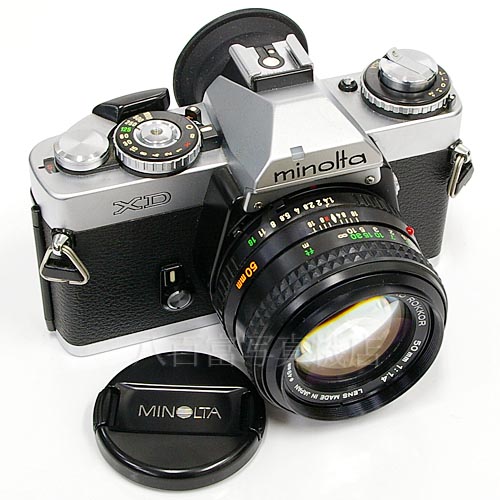 中古 ミノルタ XD シルバー 後期モデル 50mm F1.4 レンズセット