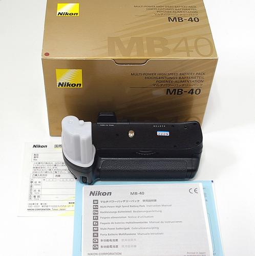 中古 ニコン MB-40 バッテリーパック F6用 Nikon|カメラのことなら 中古 ニコン MB-40 バッテリーパック F6用 Nikon|カメラのことなら