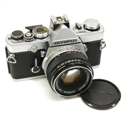 中古 オリンパス OM-1 シルバー 50mm F1.8 セット OLYMPUS