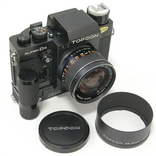 【一部予約販売】 トプコン 中古 スーパーDM ワインダーセット F1.4 GN50mm フィルムカメラ