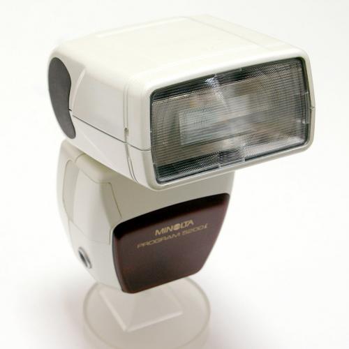 <値下げ> ミノルタストロボPROGRAM 5200i(美品) 動作品】MINOLTA ミノルタ プログラム 5200i ストロボ☆ケース付