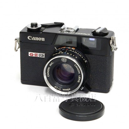 【中古】 キャノン Canonet QL17 G-III ブラック　Canon キャノネット 中古カメラ 27747｜カメラのことなら八百富写真機店