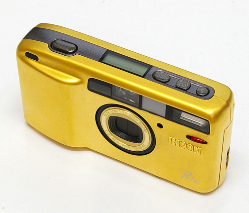 極美品　Ricoh　R1s　ゴールド　動作確認済　デッドストック品　NO.227 カメラの八百富｜RICOH R1s GOLD リコー R1S ゴールド - 中古