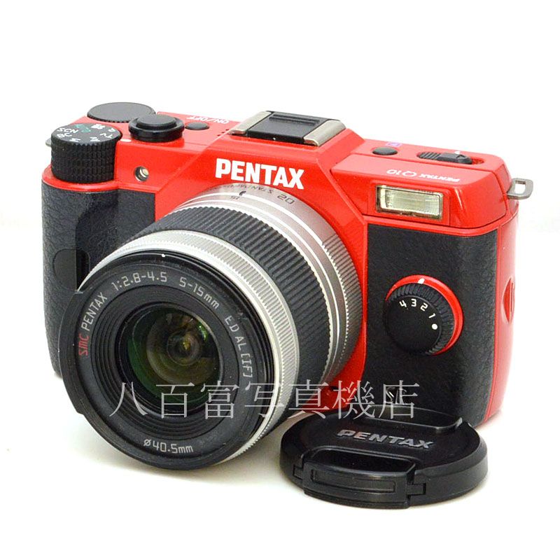 【中古】 ペンタックス Q10 ズームレンズキット レッド PENTAX 中古デジタルカメラ  50371