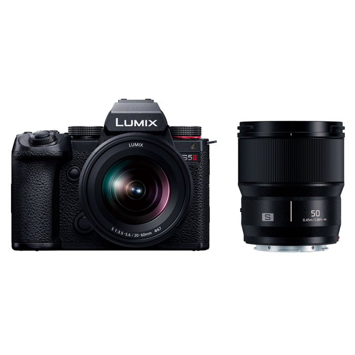 パナソニック LUMIX S5II [標準ズームレンズ・単焦点レンズキット] DC-S5M2W ルミックス PANASONIC ミラーレス一眼カメラ