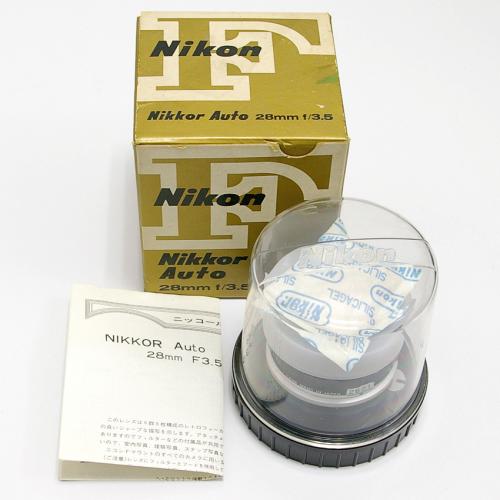 ニコン Auto Nikkor 28mm F3.5 Nikon/オートニッコール 【中古レンズ】 G2621