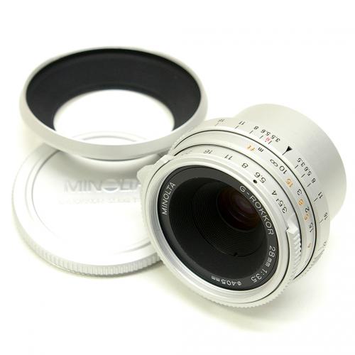 ミノルタG-ロッコール28ミリf1:3.5 Minolta G-Rokkor 28mm F3.5 (L