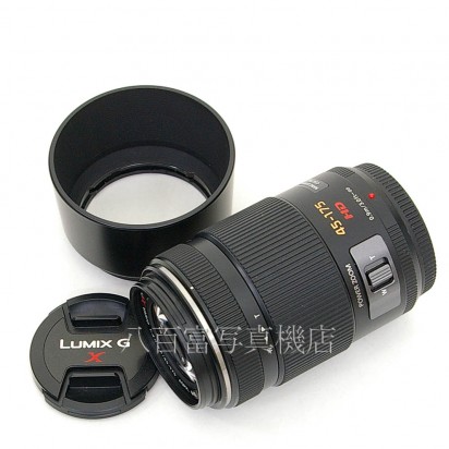 【中古】 パナソニック LUMIX G X VARIO PZ 45-175mm F4-5.6 ブラック マイクロフォーサーズ用 Panasonic 25310|カメラのことなら八百富写真機店