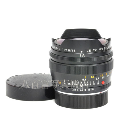 【中古】 ライツ Fisheye Elmarit R 16mm F2.8 Leitz フィッシュアイ エルマリート 3カム 中古交換レンズ 46262