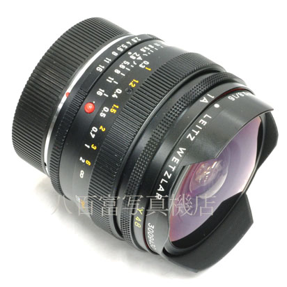 【中古】 ライツ Fisheye Elmarit R 16mm F2.8 Leitz フィッシュアイ エルマリート 3カム 中古交換レンズ 46262