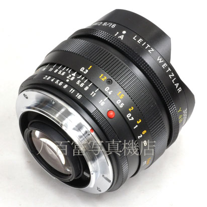 【中古】 ライツ Fisheye Elmarit R 16mm F2.8 Leitz フィッシュアイ エルマリート 3カム 中古交換レンズ 46262