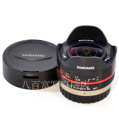 【中古】 サムヤン  7.5mm F3.5 AS UMC　FISH-EYE ブラック マイクロフォサーズ用 SAMYANG 中古交換レンズ　41514