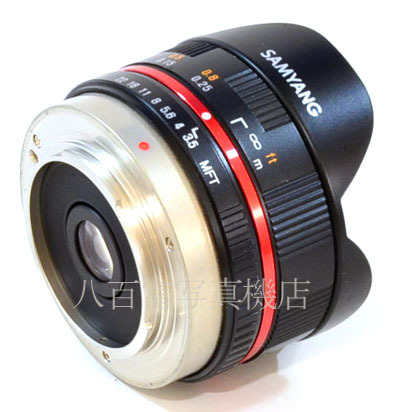 【中古】 サムヤン  7.5mm F3.5 AS UMC　FISH-EYE ブラック マイクロフォサーズ用 SAMYANG 中古交換レンズ　41514