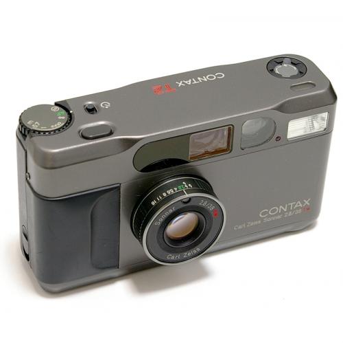 中古 コンタックス T2 チタンブラック データバック付 CONTAX 【中古カメラ】 G9922