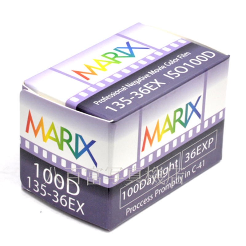 マリックス カラーネガフィルム ISO100D 36枚 MARIX Color movie NegaFilm 100D