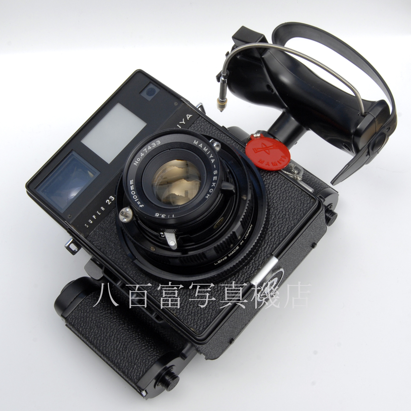 【中古】 マミヤプレス スーパー23 100mm・6X9・グリップセット ブラック Mamiya  中古カメラ 63001