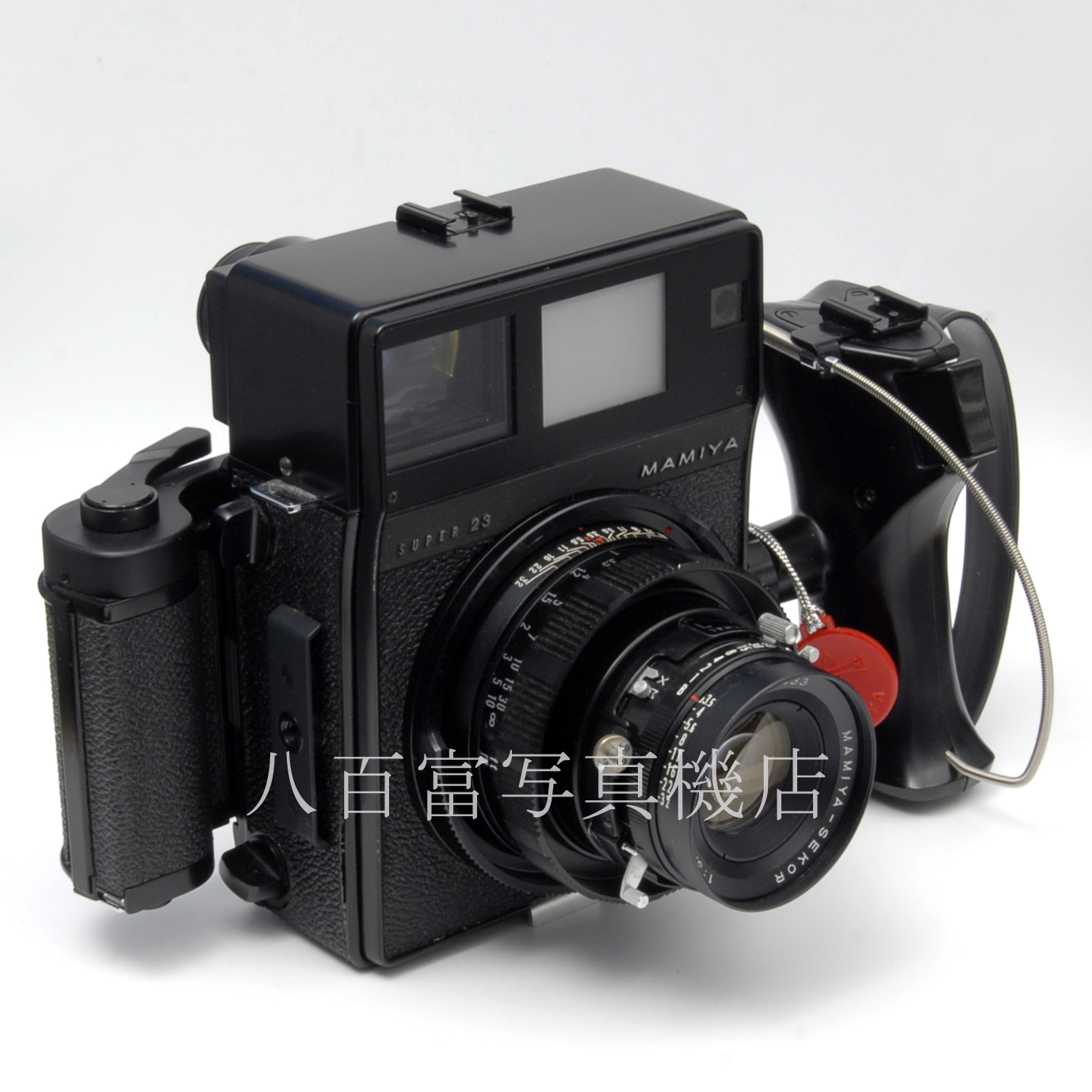 【中古】 マミヤプレス スーパー23 100mm・6X9・グリップセット ブラック Mamiya  中古カメラ 63001