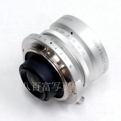 【中古】 フォクトレンダー SNAPSHOT SKOPAR 25mm F4 シルバー ライカL39スクリューマウント 中古交換レンズ 41601