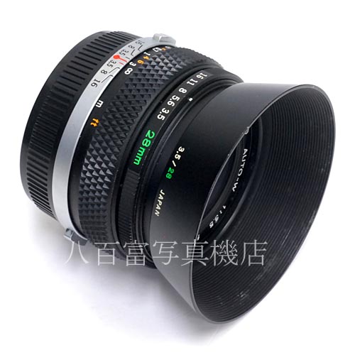 【中古】 オリンパス Zuiko 28mm F3.5　後期型 OMシステム OLYMPUS 中古レンズ K2844