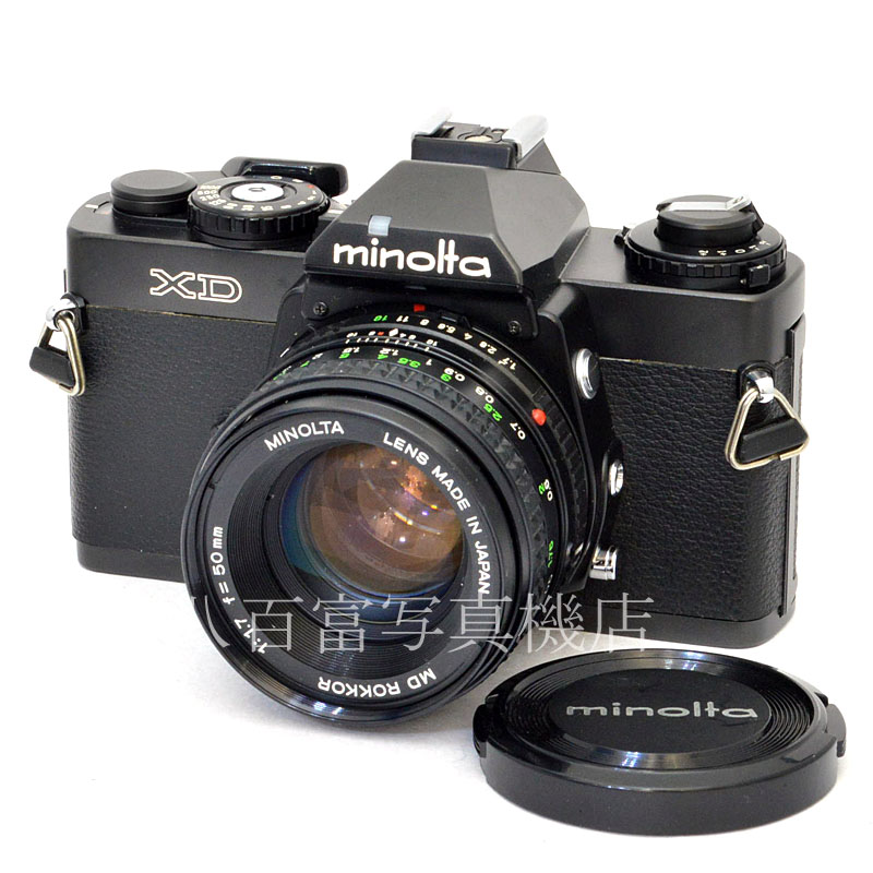 【中古】 ミノルタ XD 前期 ブラック 50mmF1.7セット minolta 中古フイルムカメラ 50619｜カメラのことなら八百富写真機店