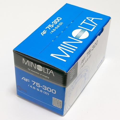 中古 ミノルタ AF 75-300mm F4.5-5.6D シルバー αシリーズ MINOLTA 【中古レンズ】
