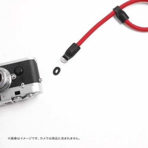 cam-in ハンドストラップ DWS-001 リング型 ブラック X レッド カムイン