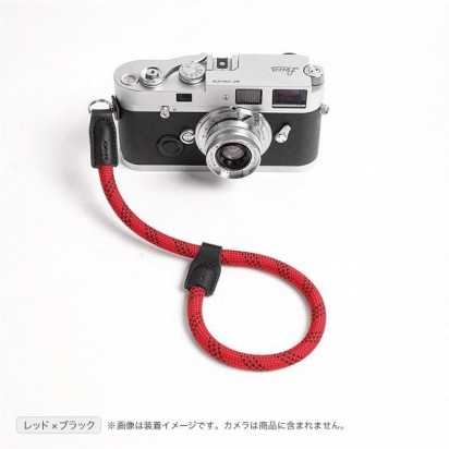 cam-in ハンドストラップ DWS-001 リング型 レッド X ブラック カムイン