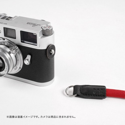 cam-in カメラストラップ DCS-005シリーズ レッド X ブラック 125cm カムイン