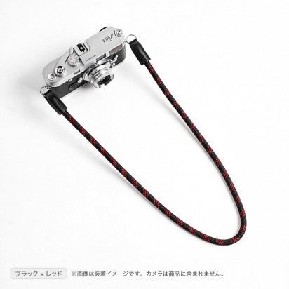 cam-in カメラストラップ DCS-005シリーズ ブラック X レッド 125cm カムイン