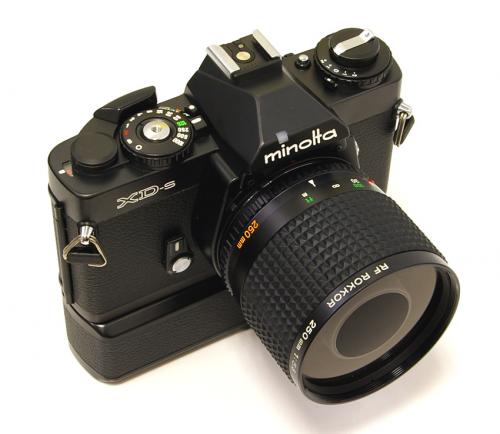 中古 minolta/ミノルタ RFロッコール 250mm F5.6-装着イメージ