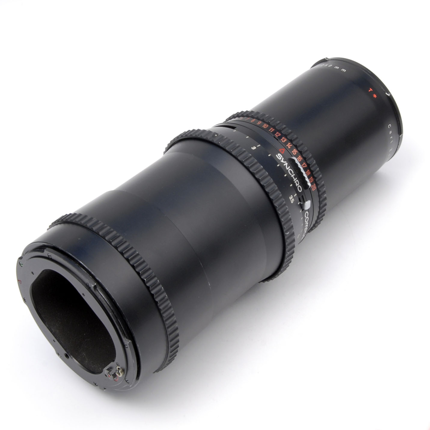 【中古】 ハッセル ツァイス Sonnar  C T* 250mm F5.6 ハッセル用 黒鏡胴 CarlZeiss ゾナー 中古交換レンズ 27588