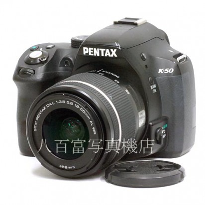 【中古】 ペンタックス K-50 DAL18-55 セット ブラック PENTAX 中古カメラ 35939