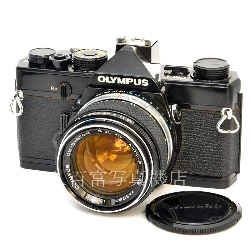 【中古】 オリンパス OM-1 ブラック 50mm F1.4 セット OLYMPUS 中古フイルムカメラ 50703｜カメラのことなら八百富写真機店