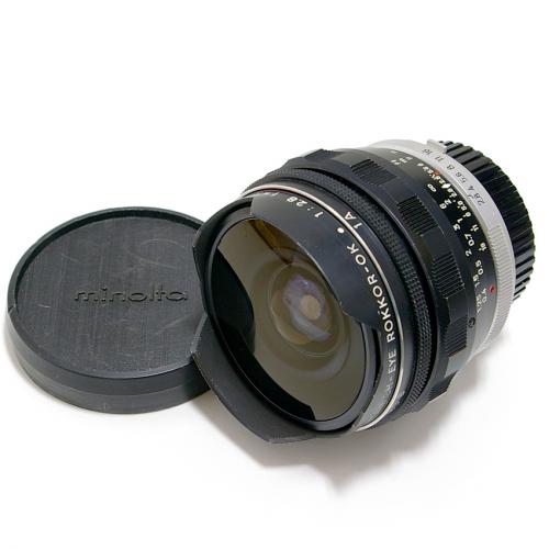 中古 ミノルタ MC FISHEYE ROKKOR 16mm F2.8 minolta 【中古レンズ】