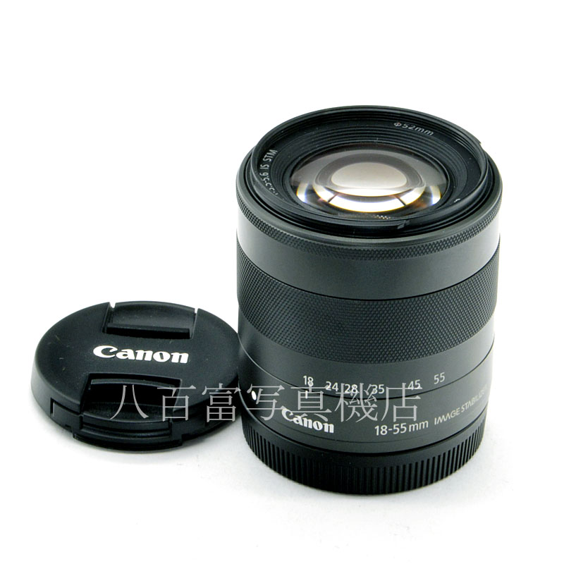 【中古】 キヤノン EF-M 18-55mm F3.5-5.6 IS STM ブラック Canon 中古交換レンズ 58544