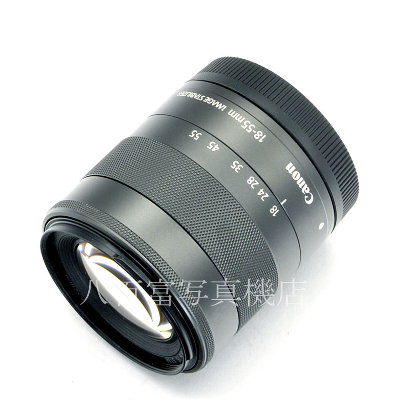 【中古】 キヤノン EF-M 18-55mm F3.5-5.6 IS STM ブラック Canon 中古交換レンズ 58544