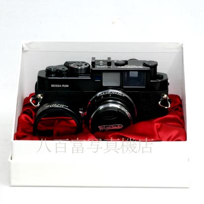【中古】フォクトレンダー Bessa R2M HELIAR classic 50mm F2.0 250周年アニバーサリーモデル ブラック Voigtlander ベッサ 中古フイルムカメラ 41879