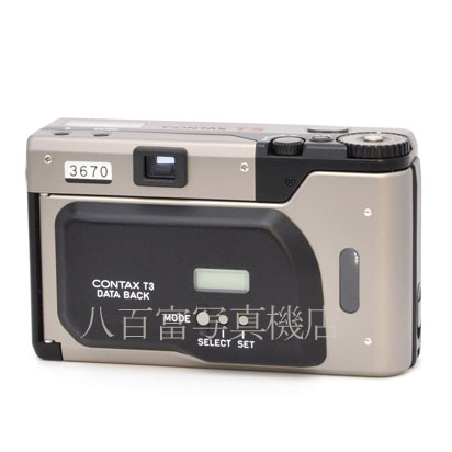 【中古】 コンタックス T3D チタンカラー CONTAX　中古フイルムカメラ K3670