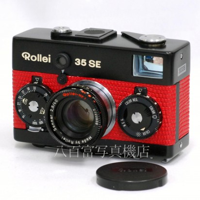 【中古】  ローライ 35SE ブラック 赤貼り革 Rollei 中古カメラ 30338