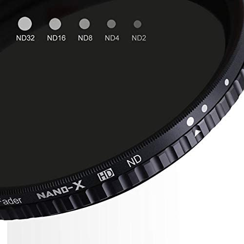 K&F Concept NANO-X バリアブル(可変式)NDフィルター 40.5mm （Xムラ制御タイプ 減光範囲 ND2 - ND32） KF-40.5NDX2-32