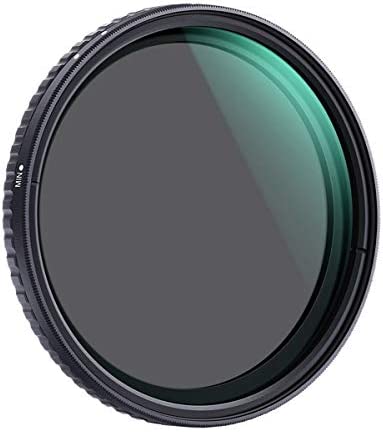 K&F Concept NANO-X バリアブル(可変式)NDフィルター 52mm （Xムラ制御タイプ 減光範囲 ND2 - ND32） KF-52NDX2-32