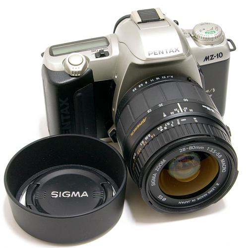 販売済み 中古ペンタックス MZ-10 シルバー SIGMA28-80mm セット PENTAX 【中古カメラ】