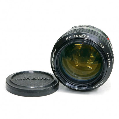 【中古】 ミノルタ MC ROKKOR 58mm F1.2 minolta ロッコール 中古レンズ 19965