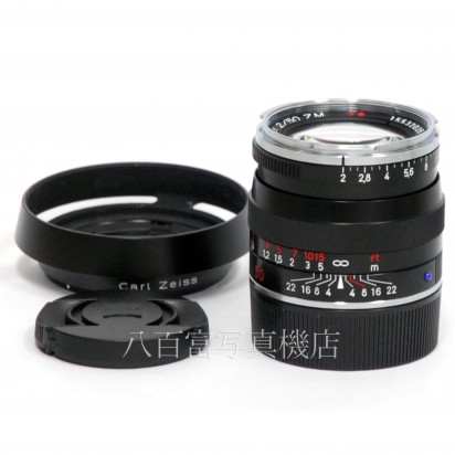 【中古】 ツァイス Planar T* 50mm F2 ZM ブラック ライカMマウント ZEISS　プラナー 30543