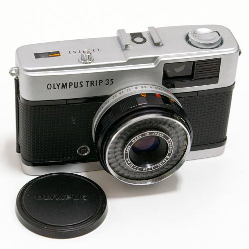 販売済み 中古 オリンパス トリップ 35 シルバー OLYMPUS 【中古カメラ】