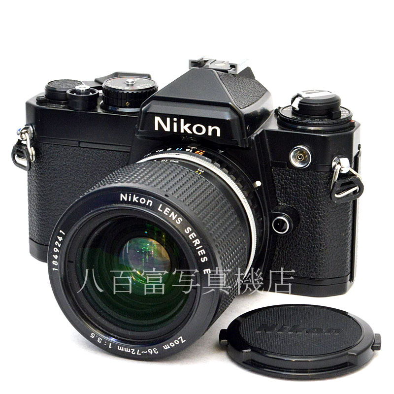 【中古】 ニコン FE ブラック E36-72mm F3.5S セット Nikon 中古フイルムカメラ 50921