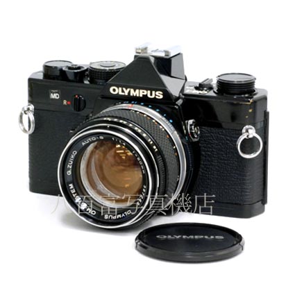 【中古】 オリンパス OM-1 MD ブラック 50mm F1.4 セット OLYMPUS 中古フイルムカメラ 41963