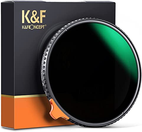 K&F Concept NANO-X バリアブル(可変式)NDフィルター 62mm （Xムラ制御タイプ 減光範囲 ND2-ND400） KF-NNDX62