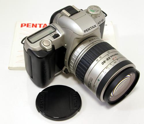 中古 PENTAX/ペンタックス MZ-10 シルバー FA28-80mm セット